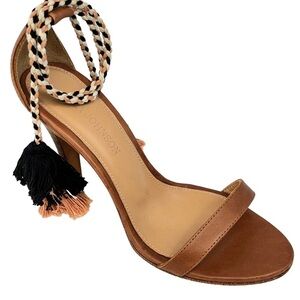 Ulla Johnson Brown Heels with Tassel Detail